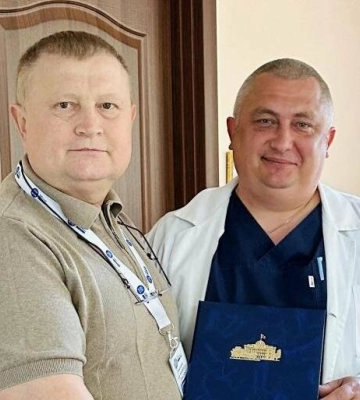 Полтавський лікар-анестезіолог отримав нагороду від комітету Верховної ради України