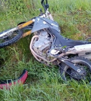 Злетів на мотоциклі у кювет: на Волині в ДТП травмувався чоловік