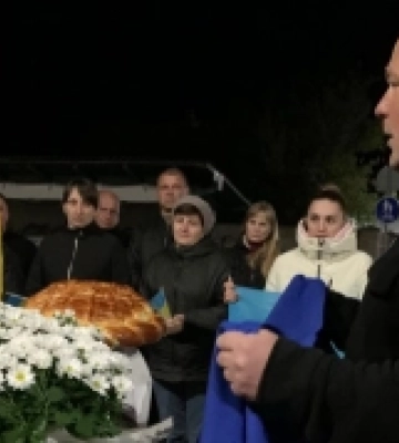 На Волині зустріли звільненого з полону військовослужбовця Василя Кулачука 