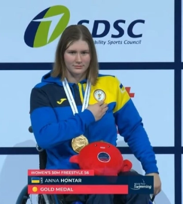 Україна здобула 11 нагород у п'ятий день чемпіонату світу з параплавання