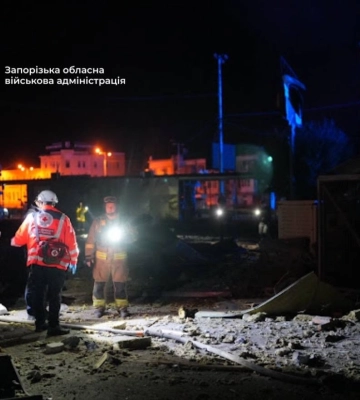 Росіяни щонайменше двічі вдарили по Запоріжжю, влучили в об'єкт цивільної інфраструктури