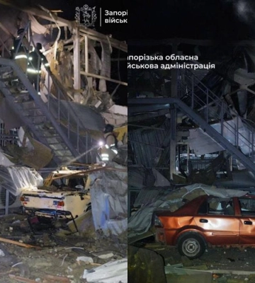Росіяни щонайменше двічі вдарили по Запоріжжю, влучили в об'єкт цивільної інфраструктури