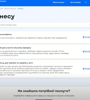 У Києві запустили онлайн-пошук місць для оренди під торгівлю та сервіси