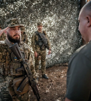 Захисника зі Львова нагородили медаллю «За військову службу Україні»