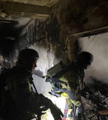 П'ятиповерхівку зруйновано внаслідок атаки ворожих БпЛА в Солом'янському районі Києва - Кличко