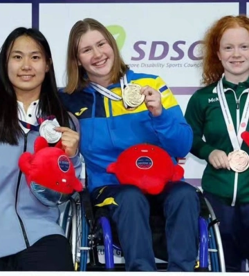 Миколаївська спортсменка Анна Гонтар здобула золото та срібло чемпіонату світу з параплавання