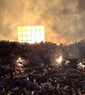 На Одещині через обстріл зруйновано цех і склад винного заводу, фото