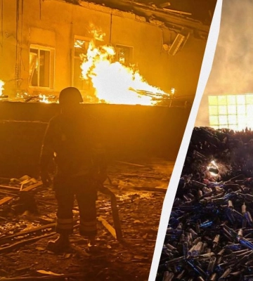 На Одещині через атаку РФ зруйновано винний завод: знищено близько 100 тис. пляшок