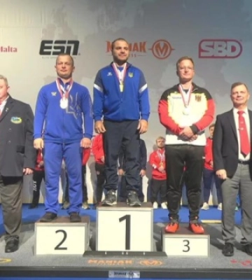 Іван Чупринко з Вінниці встановив світовий рекорд на чемпіонаті Європи з жиму лежачи