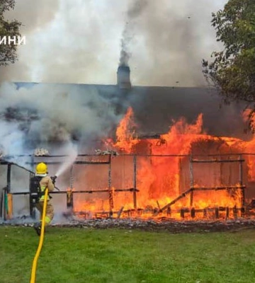У селі на Рівненщині згоріла оселя