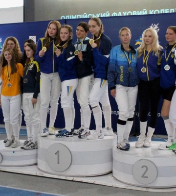 Миколаївські спортсмени – призери юніорського чемпіонату України з фехтування