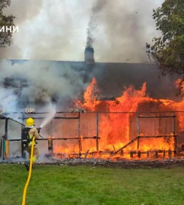 У селі на Рівненщині згоріла оселя