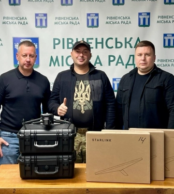 Рівненська громада продовжує забезпечувати наших військових необхідним обладнанням