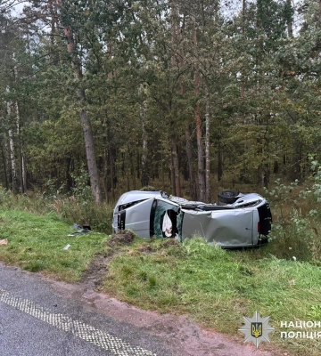 ДТП у Березівській громаді: загинув водій Skoda, постраждала пасажирка Volkswagen