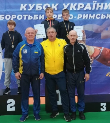 Юні борці з Сумщини відзначилися на Кубку України