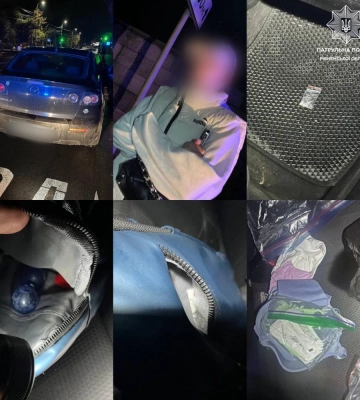 У Рівному патрульні виявили в автівці 20-річної дівчини наркотики