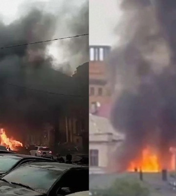 У Дніпрі показали наслідки атаки безпілотників на центр міста (Відео)