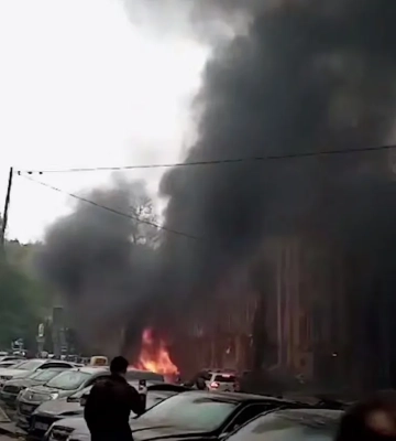 У Дніпрі показали наслідки атаки безпілотників на центр міста (Відео)