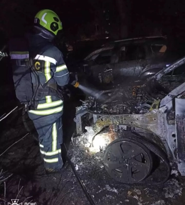 В Олександрії горіла Toyota