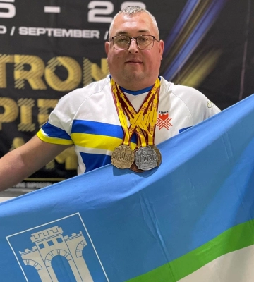 Працівник Рівненського РТЦК виборов чотири медалі на змаганнях у Мадриді