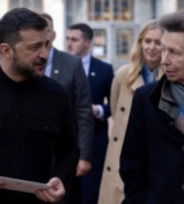 Британська принцеса Анна здійснила неоголошений візит до України