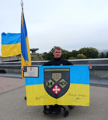 Президент вручив орден "За мужність" III ступеня тероборонцю з Рівненщини