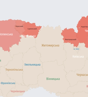 Повітряна тривога у Волинській області - на кордоні зі Львівщиною