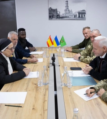З представниками монастиря з Барселони зустрівся мер Харкова