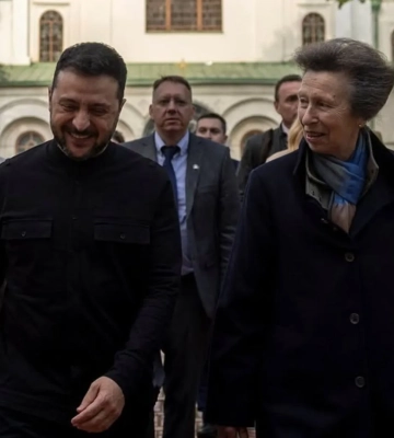 Принцеса Анна таємно відвідала Україну