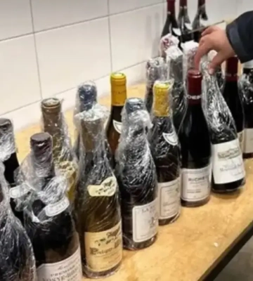 На Буковині виявили контрабанду преміального французького вина майже на 1,6 мільйона
