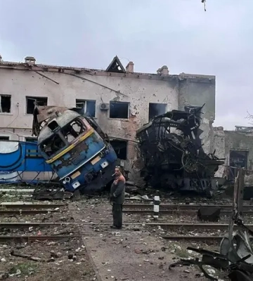 Росія вдарила по залізничному депо в Одесі
