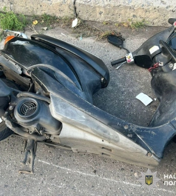 На Волині зіткнулися авто і скутер, травмувалася водійка двоколісного