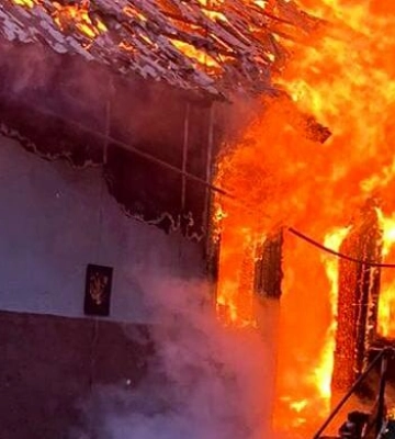 Трагедія на Львівщині: вогонь забрав життя власника будинку, - ФОТО