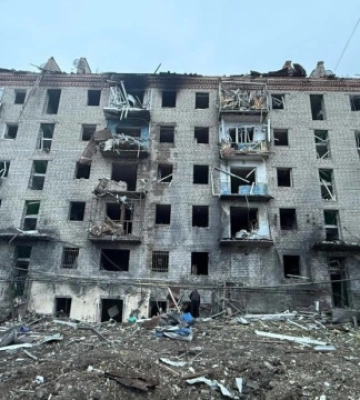 У Балаклії показали наслідки ракетного удару РФ