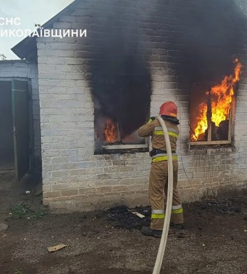 На Миколаївщині за добу ліквідували п'ять пожеж
