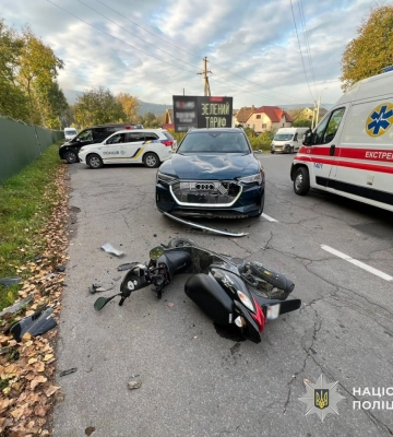 У Тячеві двоє дівчат-підлітків отримали травми внаслідок ДТП