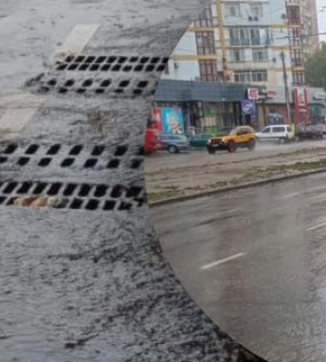 В Одессе повышение уровня воды из-за мощного дождя, некоторые улицы подтоплены