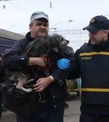На Рівненщину прибув 33-й евакуаційний потяг із Донеччини (ВІДЕО)