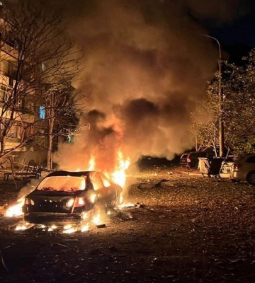 Внаслідок ударів по Запоріжжю одна людина загинула, щонайменше шестеро поранених