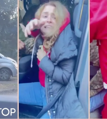 В Одесі цивільні та працівники «швидкої» заблокували бус ТЦК – відео
