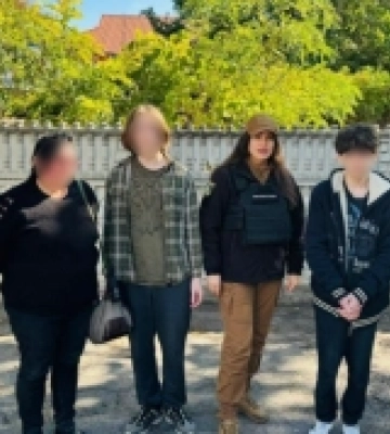 На Херсонщині з прифронтової Білозерки евакуювали родину з двома дітьми та маломобільною бабусею