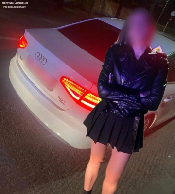 У Рівному патрульні зупинили п’яну водійку Audi