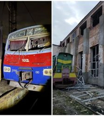 У Полтаві ворог вдарив по залізничній інфраструктурі: пошкоджено локомотивне депо