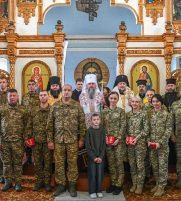 Чернівецькі нацгвардійці отримали медалі «Хрест Свободи» від Предстоятеля Православної Церкви України Епіфанія