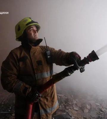 На Полтавщині рятувальники потрапили під повторний обстріл росіян
