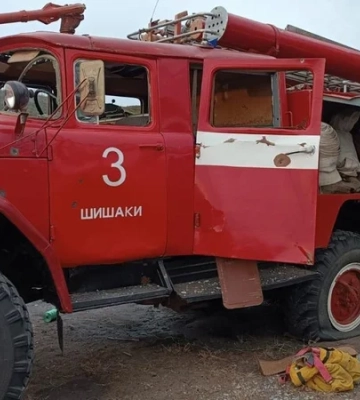 На Полтавщине спасатели попали под ракетный удар РФ во время ликвидации последствий обстрела — фото