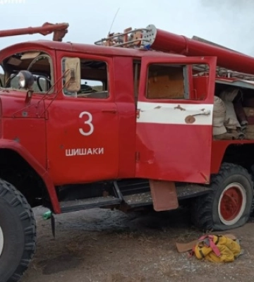 На Полтавщині рятувальники потрапили під повторний обстріл росіян