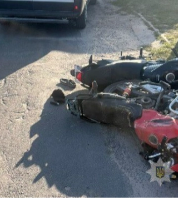 На Волині зіткнулися мотоцикли, є постраждалі