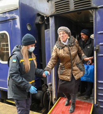На Рівненщину прибув 34-й евакуаційний потяг із Донеччини