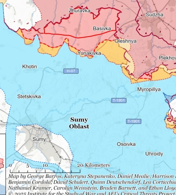 Українська армія просунулася у Сумській області – ISW